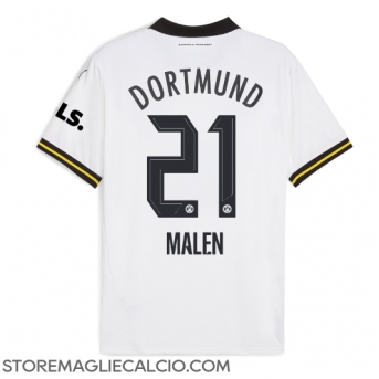 Borussia Dortmund Donyell Malen #21 Maglia Gara Terza Repliche 2024-25 Maniche Corte